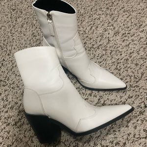 White cowboy boots